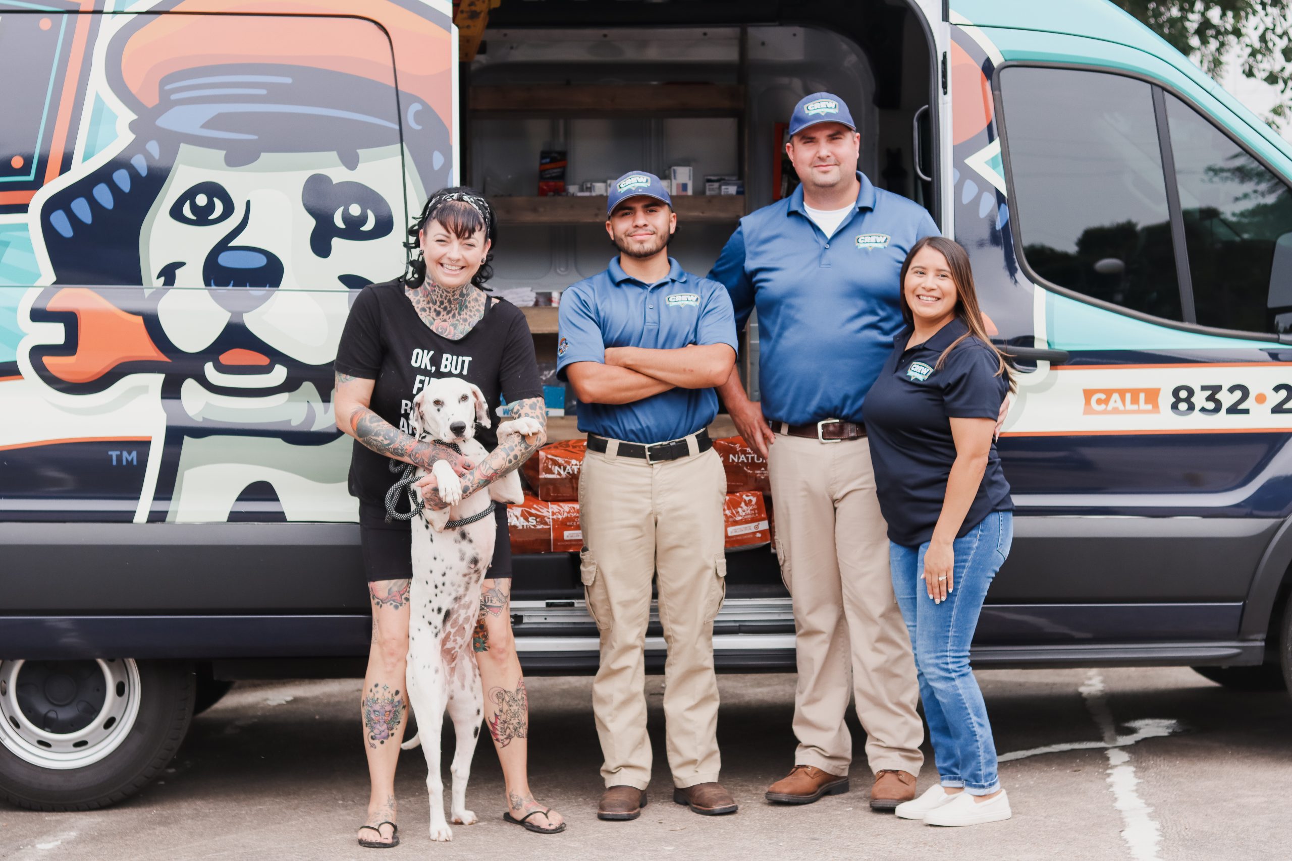 Crew Heating & Cooling Staff located in Humble, TX
