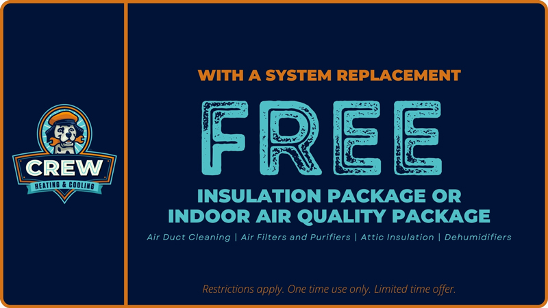 Free Insulation Package or Indoor Air Quality Package