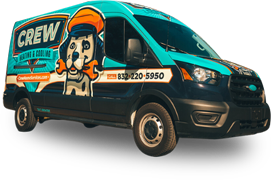 Crew Heating Furnace Replacement Van in New Caney